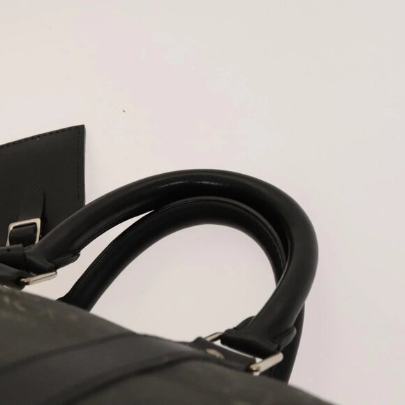 LOUIS VUITTON Damier Carbon Keepall 45 Boston Bag Black N41415 LV Auth sw1210 - Picture 9 of 16